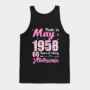 May 1958 66Th 66 Floral Tank Top